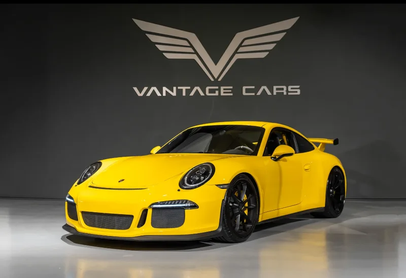 Porsche 911, couleur Gelb