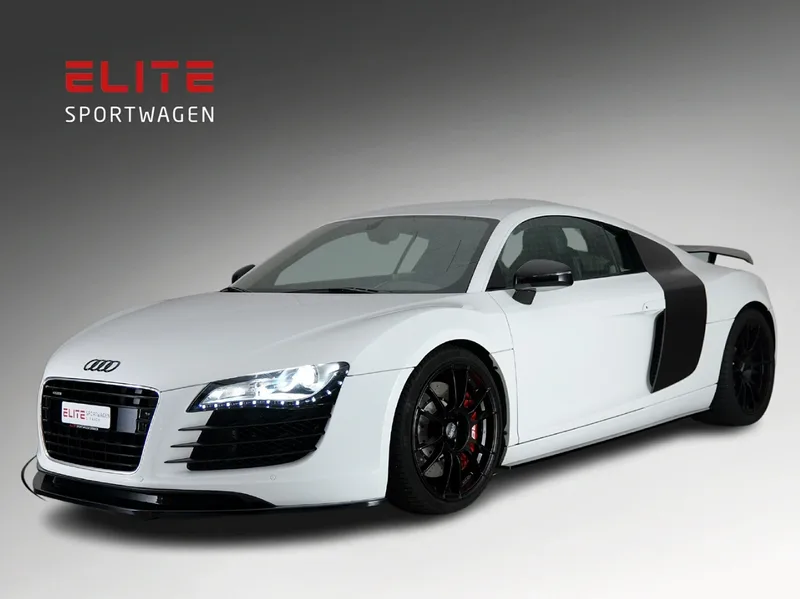 Audi R8 in Weiss