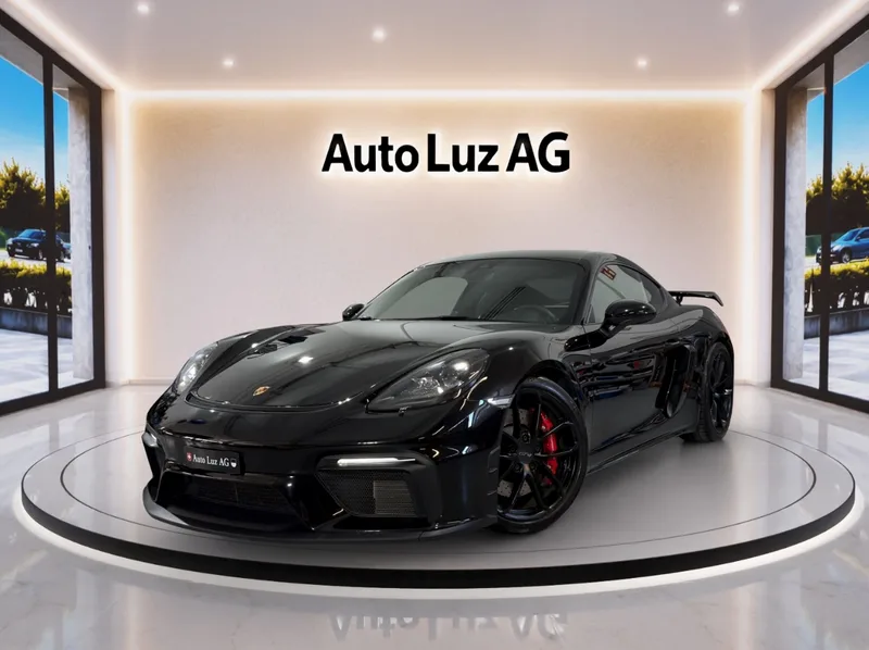 Porsche 718 Cayman in Schwarz