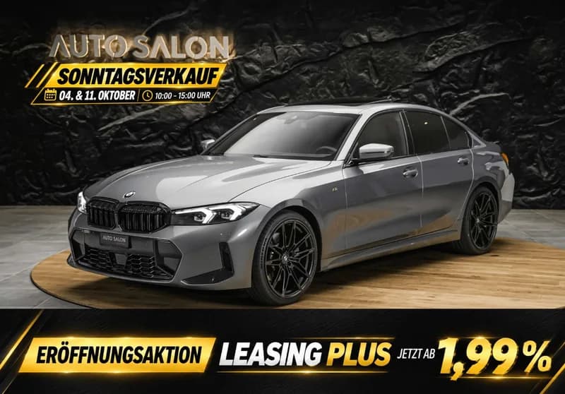BMW 330d in Grau