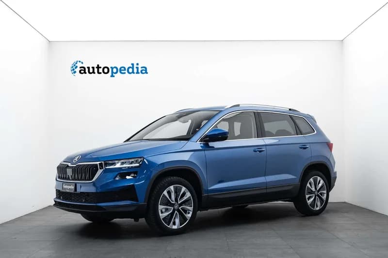 Škoda Karoq in Blau